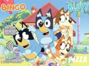 Xogo Puzzle Jigsaw: tarxeta de crédito de Bluey en liña