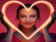 Xogo Heart Woman Glowing Jigsaw en liña