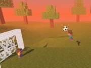 Xogo Fútbol de cabeza de bloque en liña
