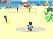 Xogo Voleibol de praia de Stickman en liña