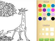 Xogo Libro para colorear animais da selva para nenos en liña