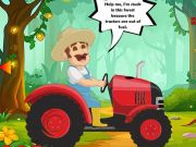 Xogo Enche o combustible no tractor de agricultores en liña