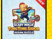 Xogo Asustado ninja tung tung sahur puzzle en liña