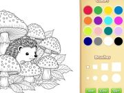 Xogo Libro para colorear de animais de debuxos animados para nenos en liña