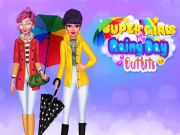 Xogo Super Girls My Rainy Day Trazos en liña