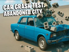 Xogo Car Crash Test Abandoned City en liña