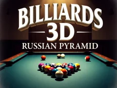 Xogo Billiards 3D Russian Pyramid en liña
