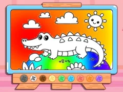 Xogo Coloring Book: Crocodile en liña