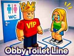 Xogo Obby Toilet Line en liña