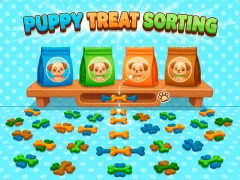Xogo Puppy Treat Sorting en liña
