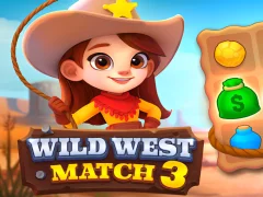 Xogo Wild West Match 3 en liña