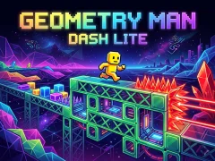 Xogo Geometry Man Dash Lite en liña