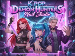 Xogo K Pop Demon Hunters Nail Studio en liña