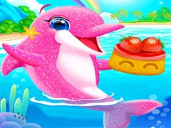 Xogo My Twin Dolphin Baby Care en liña
