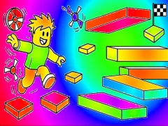 Xogo Coloring Book: Roblox Obby Runner en liña