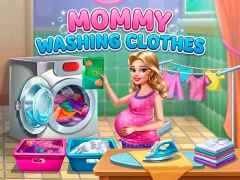 Xogo Mommy washing clothes en liña