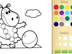 Xogo Baby Farm Animals Coloring Book for Kids en liña