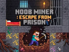 Xogo Noob Miner: Escape From Prison en liña