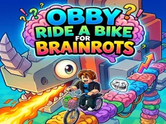 Xogo Obby Ride a Bike For Brainrots en liña
