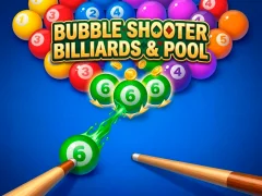 Xogo Bubble Shooter Billiards & Pool en liña