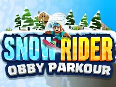 Xogo Snow Rider Obby Parkour en liña