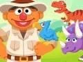 Xogo 123 Sesame Street: Ernie's Dinosaur Day Care en liña