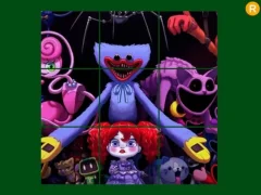 Xogo Poppy Huggy Horror Sliding en liña