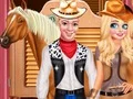 Xogo Frozen Couple Cowboy Style en liña