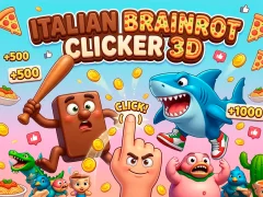 Xogo Italian Brainrot Clicker 3D en liña