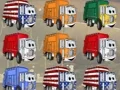 Xogo Garbage Trucks Matching en liña