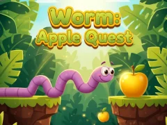 Xogo Worm:  Apple Quest en liña