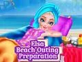Xogo Elsa Beach Outing Preparation en liña