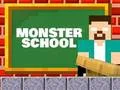 Xogo Monster School: Roller Coaster & Parkour en liña