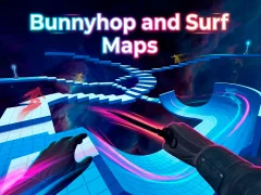 Xogo Bunnyhop and Surf Maps en liña