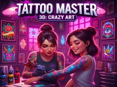 Xogo Tattoo Master 3D: Crazy Art en liña