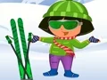 Xogo Dora Ski Dress up en liña