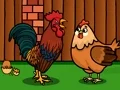 Xogo Rescue The rooster Family en liña