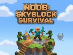 Xogo Noob: Skyblock Survival en liña