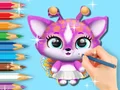 Xogo Coloring Book: Cute Fluvsies en liña