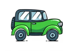 Xogo Cartoon Cars Spot The Difference en liña
