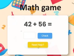 Xogo Math game en liña
