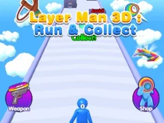 Xogo Layer Man 3d Run Collect en liña