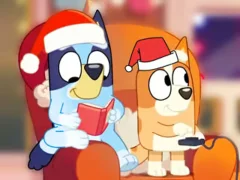 Xogo Jigsaw Puzzle: Bluey Christmas Party en liña