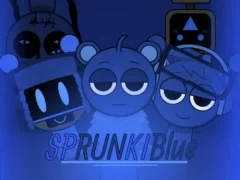Xogo Sprunki Blue Mod en liña
