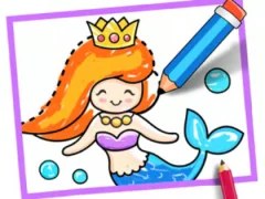 Xogo Toddler Drawing: Mermaid en liña