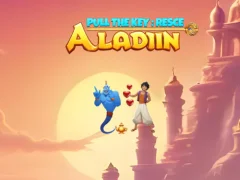 Xogo Pull The Key Rescue Aladin en liña