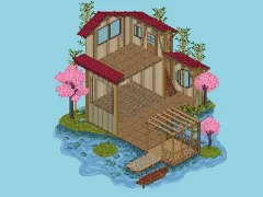 Xogo Pixel House en liña