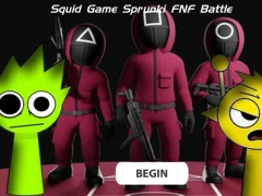 Xogo Squid Game Sprunki Fnf Battle en liña