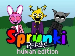 Xogo Sprunki Retake: Human Edition en liña