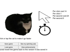 Xogo Spinning Cat Clicker en liña